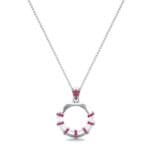 Sunbeam Ruby Pendant (0.18 CTW) Perspective View