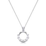 Sunbeam Diamond Pendant (0.18 CTW) Perspective View
