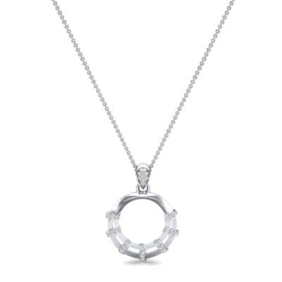 Sunbeam Diamond Pendant (0.18 CTW) Perspective View