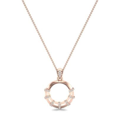 Sunbeam Diamond Pendant (0.18 CTW) Perspective View