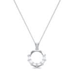 Sunbeam Diamond Pendant (0.18 CTW) Perspective View