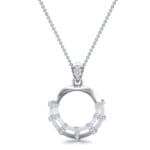 Sunbeam Diamond Pendant (0.18 CTW) Top Dynamic View