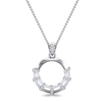 Sunbeam Diamond Pendant (0.18 CTW) Top Dynamic View