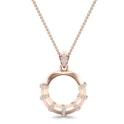 Sunbeam Diamond Pendant (0.18 CTW) Top Dynamic View