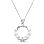 Sunbeam Diamond Pendant (0.18 CTW) Top Dynamic View