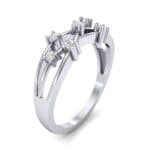 Barbwire Diamond Ring (0.12 CTW) Perspective View