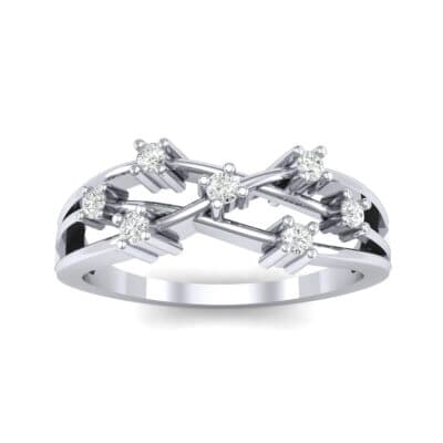 Barbwire Diamond Ring (0.12 CTW) Top Dynamic View