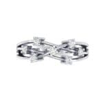 Barbwire Diamond Ring (0.12 CTW) Top Flat View