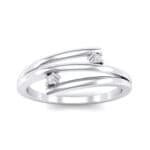 Two-Stone Split Crystal Ring (0.02 CTW) Top Dynamic View