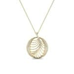 Palma Pave Diamond Pendant (0.88 CTW) Perspective View