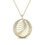 Palma Pave Diamond Pendant (0.88 CTW) Top Dynamic View