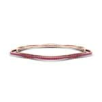 Thin Orbit Ruby Bangle (1.88 CTW) Perspective View