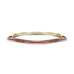 Thin Orbit Ruby Bangle (1.88 CTW) Perspective View