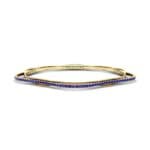 Thin Orbit Blue Sapphire Bangle (1.88 CTW) Perspective View