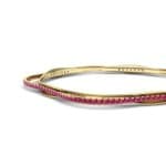Thin Orbit Ruby Bangle (1.88 CTW) Top Dynamic View