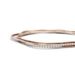 Thin Orbit Diamond Bangle (1.88 CTW) Top Dynamic View