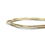 Thin Orbit Diamond Bangle (1.88 CTW) Top Dynamic View