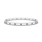 Channel Ruby Bangle (0.3 CTW) Perspective View