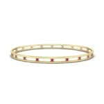Channel Ruby Bangle (0.3 CTW) Perspective View