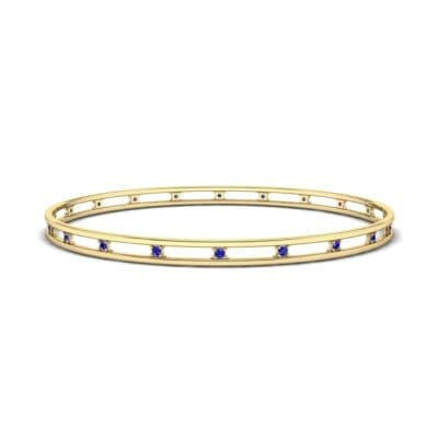 Channel Blue Sapphire Bangle (0.3 CTW) Perspective View