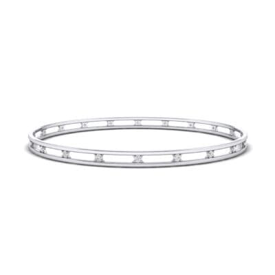 Channel Crystal Bangle (0.3 CTW) Perspective View