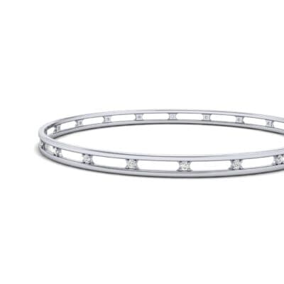 Channel Diamond Bangle (0.3 CTW) Top Dynamic View
