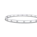 Channel Crystal Bangle (0.3 CTW) Top Dynamic View