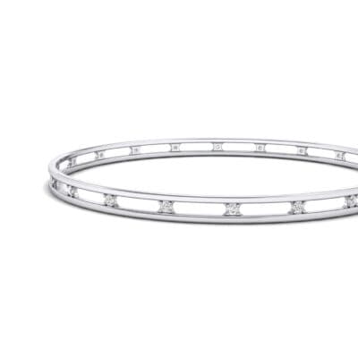 Channel Crystal Bangle (0.3 CTW) Top Dynamic View