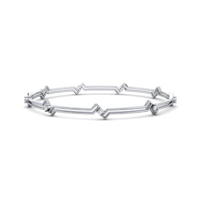 Deco Line Diamond Bangle (0.18 CTW) Perspective View