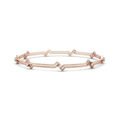 Deco Line Diamond Bangle (0.18 CTW) Perspective View