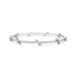 Deco Line Diamond Bangle (0.18 CTW) Perspective View