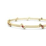 Deco Line Ruby Bangle (0.18 CTW) Top Dynamic View