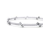 Deco Line Diamond Bangle (0.18 CTW) Top Dynamic View