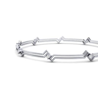 Deco Line Diamond Bangle (0.18 CTW) Top Dynamic View