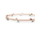 Deco Line Diamond Bangle (0.18 CTW) Top Dynamic View
