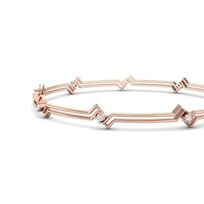 Deco Line Diamond Bangle (0.18 CTW) Top Dynamic View
