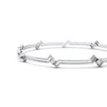 Deco Line Diamond Bangle (0.18 CTW) Top Dynamic View