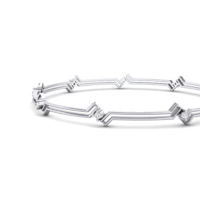 Deco Line Diamond Bangle (0.18 CTW) Top Dynamic View