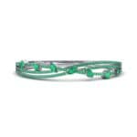 Entwine Emerald Cuff (2.53 CTW) Perspective View
