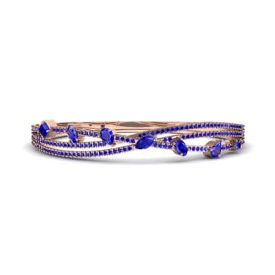 Entwine Blue Sapphire Cuff (2.53 CTW) Perspective View