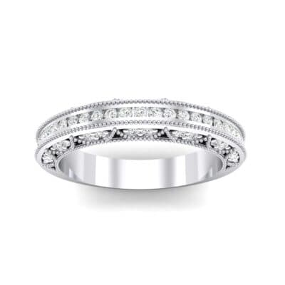 Three-Sided Palazzo Crystal Ring (0.34 CTW) Top Dynamic View