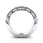 Three-Sided Palazzo Crystal Ring (0.34 CTW) Side View