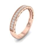 Pave Palazzo Diamond Ring (0.21 CTW) Perspective View
