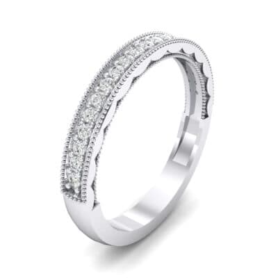 Pave Palazzo Crystal Ring (0.21 CTW) Perspective View