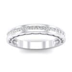 Channel-Set Demilune Crystal Ring (0.48 CTW) Top Dynamic View