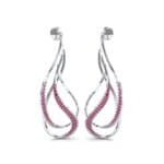 Filament Ruby Earrings (0.84 CTW) Perspective View