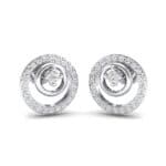 Concentric Diamond Earrings (0.27 CTW) Perspective View