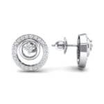 Concentric Diamond Earrings (0.27 CTW) Top Dynamic View
