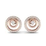 Concentric Diamond Earrings (0.27 CTW) Side View