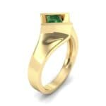 Bold Tension Emerald Ring (0.45 CTW) Perspective View